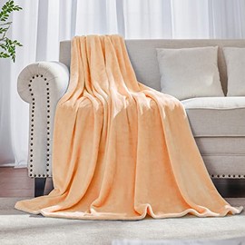 Pink Throw Blanket for mom,Gifts for Woman Valentine's Day,Mother's Day Throw Size Coral Pink 50 by 60 Inches for Couch Sofa Bed,Super Soft Plush Cozy and Luxury Warm Bed Blanket for All Season