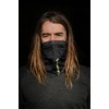 Carhartt Force Heavyweight Neck Gaiter, Woodgrain Print-Black/Shadow, One Size