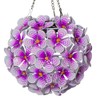 Star Trading Solar Hanging Decoration "Hortensia" Pink 44 LEDs
