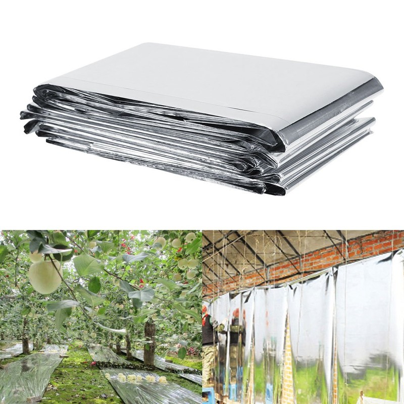 Zerodis Silver Reflective Film 210 x 120cm, PETP Film, Increase