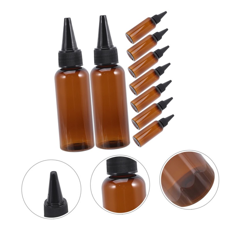 FOMIYES Multi-Use 50ml Squeeze Bottles for Hair Oil Dye Skincare