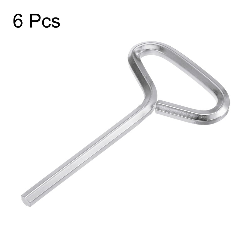 HARFINGTON 6pcs Dogging Hex Key Wrench 5/32" SAE Metal Dog