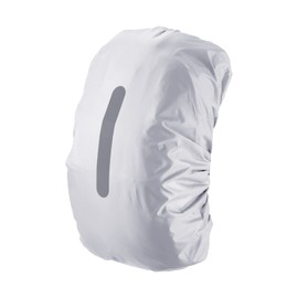 PATIKIL 30-40L Waterproof Backpack Rain Cover, Non-Slip Backpack Cover with Vertical Reflective Strap Stay Dry for Hiking, Camping, Hunting, S, Silver Tone