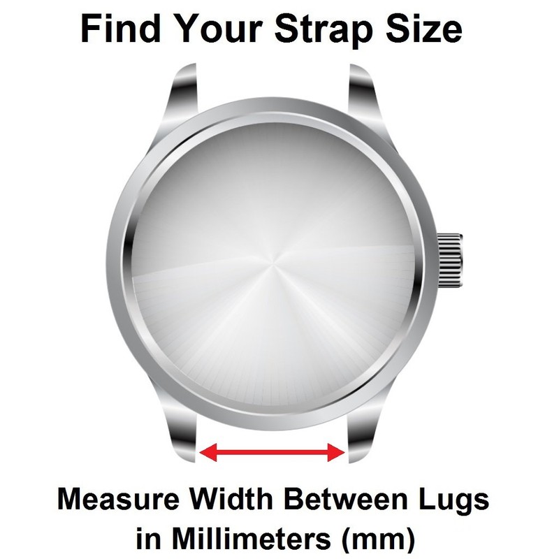 StrapsCo Classic Women's Leather Quick Release Watch Band Strap -
