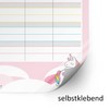 younikat Girl’s Unicorn Timetable, DIN A4, For Beginning School