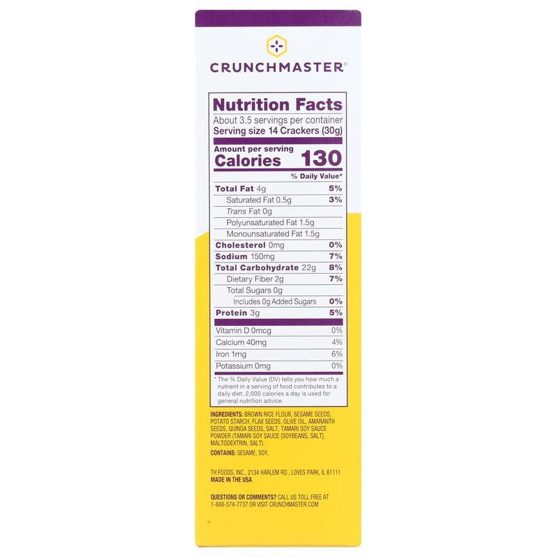 CRUNCHMASTER Original Multi-Seed Crackers, 3.54 OZ