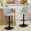 COLAMY Bar Stools Set of 2, Modern Swivel Bar Chairs,