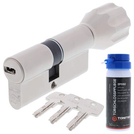 ABUS EC550 Profile Knob Cylinder Length 30/50 mm with 3 Keys