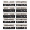 Teeth Edgewise Brackets 0.022in Slot 345 Hooks Rustproof Mini Metal