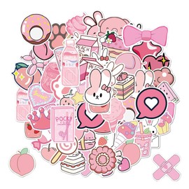 NXPWRC 50 Cute Stickers, Girl Stickers, Waterproof Graffiti Stickers, Laptop Stickers, Gift Wrapping Stickers, Scrapbook Stickers, Water Cup Stickers, Diy Decoration Stickers