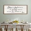 Surfapans Bless the Food Before Us Sign Wall Decor 32"x12"