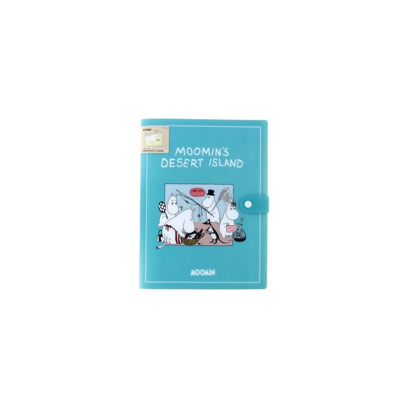 Sun-Star Stationery S2175940 Moomin Goods, Clear File, Multi-functional, Button Included,