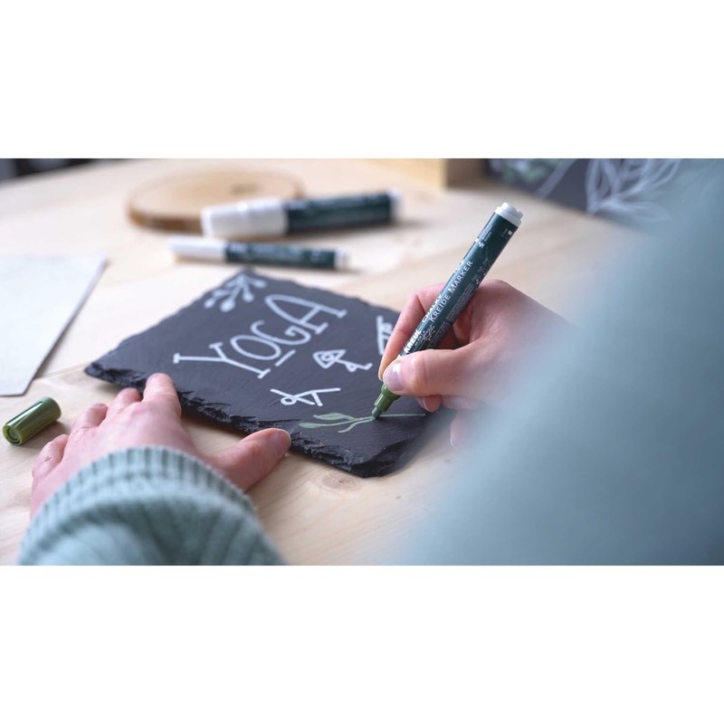 KREUL 22731 Chalky Chalk Marker medium Volcanic Grau