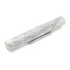 Fox Run French Marble Rolling Pin with Base, White, 3