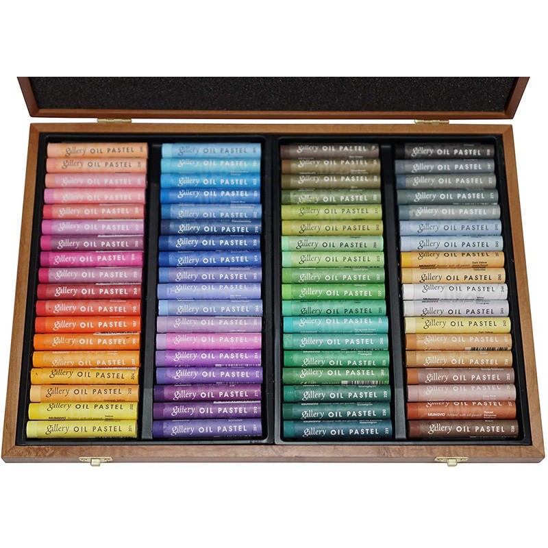 MUNGYO Gallery Professional 72-Color Soft Oil Pastel Set | Superior