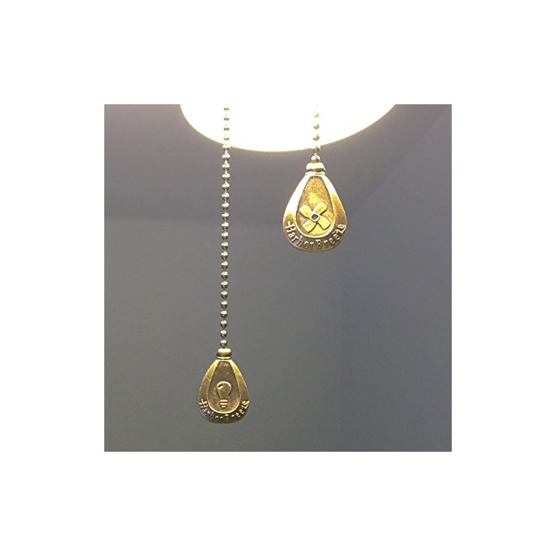 Harbor Breeze 2-pack Antique Brass Pull Chain