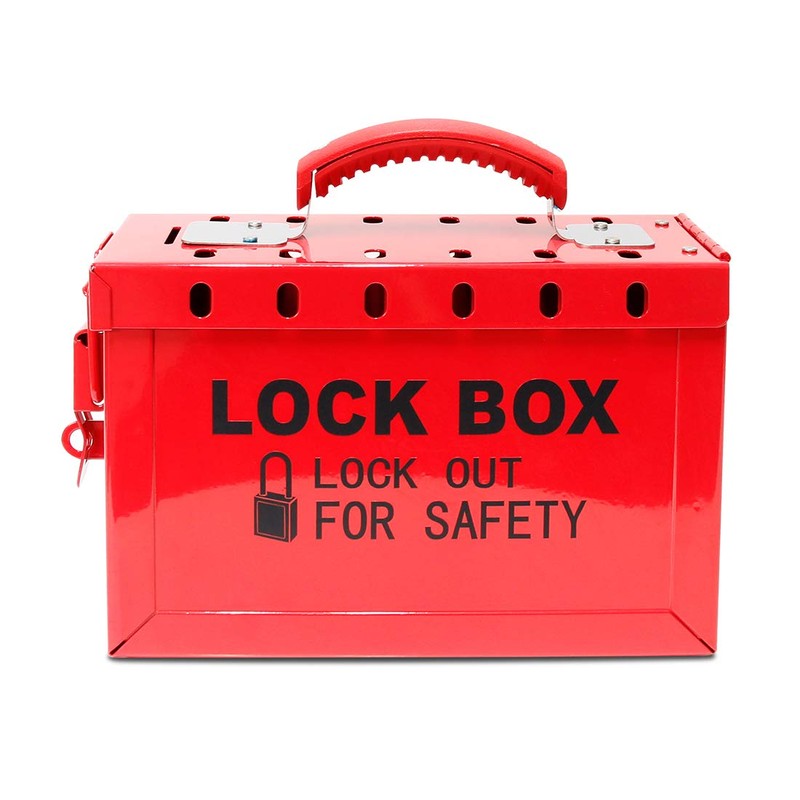 WISAMIC Group Lockout Tagout Lock Box: with 13 Slots Portable