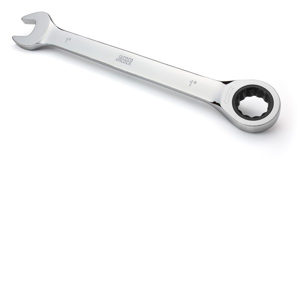 Jaeger 1 Inch Ratchet Wrench with 89-Tooth Ratcheting Precision and