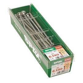 SPAX T-Star Timber Construction Screws WIROX 6 x 140mm - Pack of 20