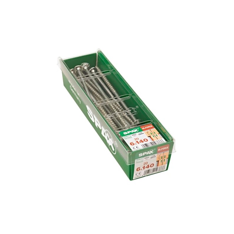 SPAX T-Star Timber Construction Screws WIROX 6 x 140mm -