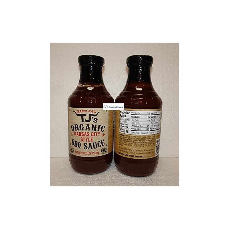 Trader Joe’s TJ’s Organic Kansas City Style BBQ Sauce 18oz