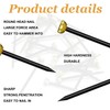 50Pcs Picture Frame Hangers with Nails - Heavy-Duty Wall Hanging