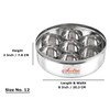 Stainless Steel Spice Box with Stainless Steel Lid, 7 Spice