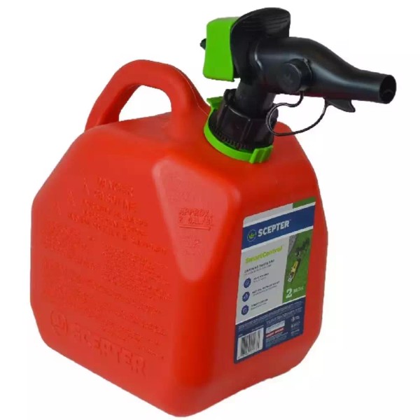 NEW Smart Control Gas Can 2 Gal Fast Fuel Flow