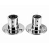 90 Degree Heavy Dudy Marine Boat Round Base，1-1/4“316 Stainless Steel