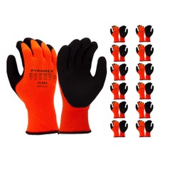 Pyramex GL504 Series Sandy Latex Gloves 12 pack