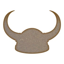 Viking Helmet - Laser Cut 3mm MDF Craft Shape Blanks (Large)