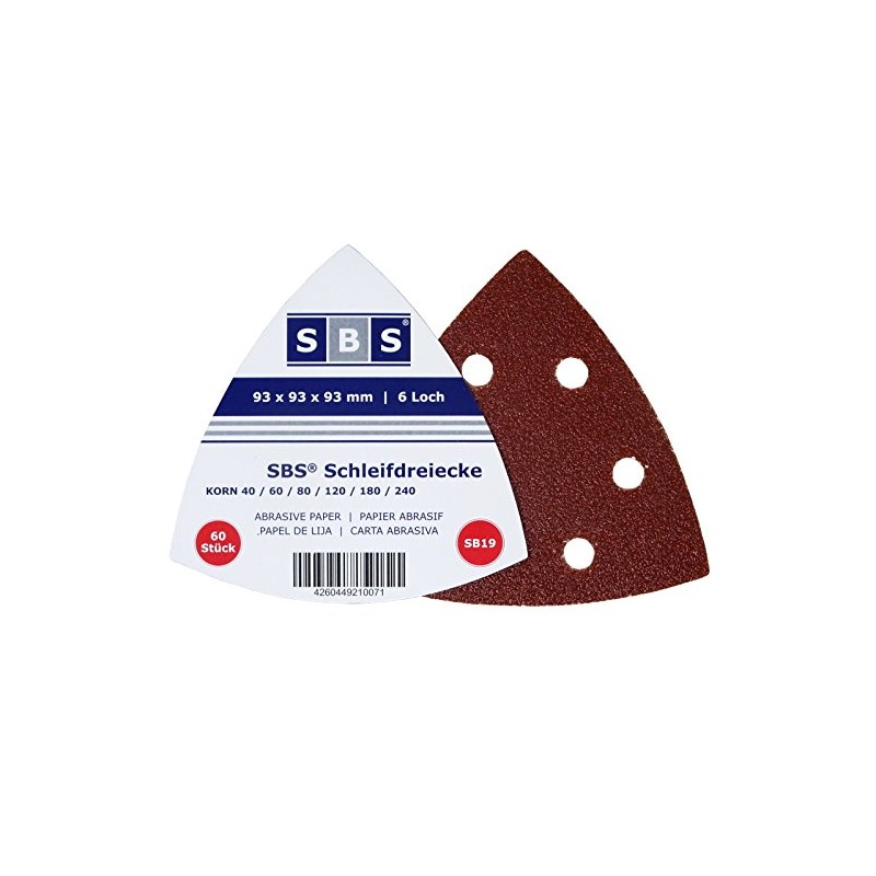 180-Piece Foldable Sanding Disks 93 x 93 x 93 mm