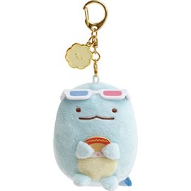 San-X Sumikko Gurashi MF40001 Sumikko Movie Theater Keychain Plush Toy, Lizard