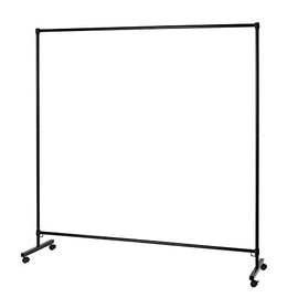 Don't Look at Me - Simplified Privacy Room Divider - Black Frame