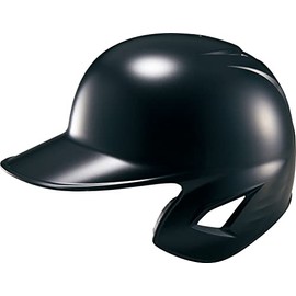ZETT BHL308 Baseball Helmet for Soft Hitters, Black (1900), REM Size: 21.7 - 22.4 inches (55 - 57 cm)