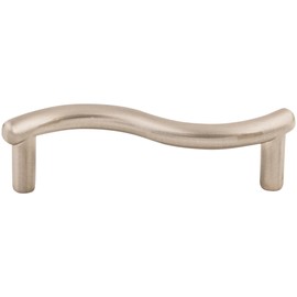 Top Knobs M1758 Nouveau II Collection 3" Spiral Pull, Brushed Satin Nickel