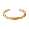 Embossed Moon Star Sun Bangle Cuff Bracelet for Women Fashion
