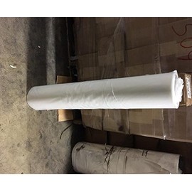 TheBoxery Opaque White Plastic Poly Sheeting 20''x100' 4 Mil