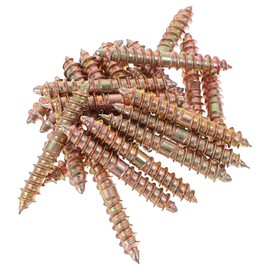 Pack of 24 Double-Sided Screws Hanger Bolts M6 x 41 mm Furniture Mounting Dowels Double Head Screw Woodworking Furniture Plug Self-Tapping Threaded Bolts