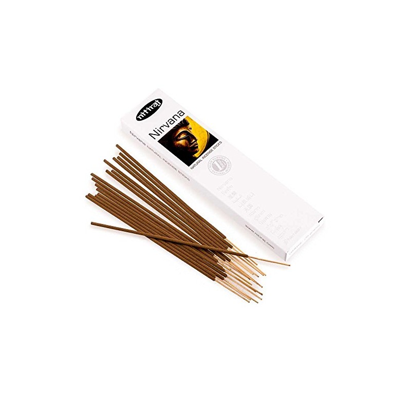 Nitiraj Platinum Natural Incense Sticks Slow Burning 1hr. 2Pack Nirvana