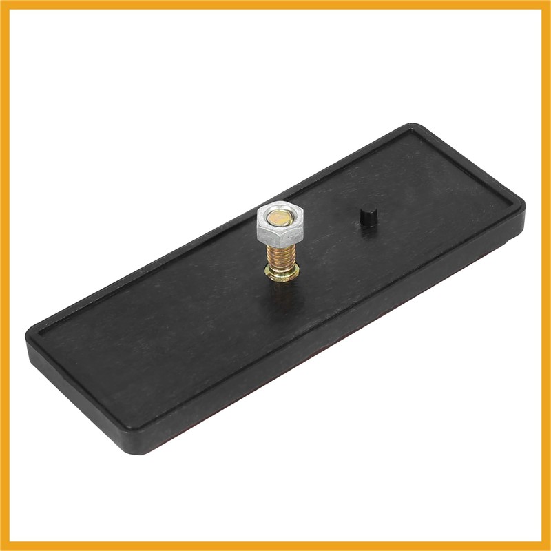 Partuto Pair M6x1.0 Red Rectangle Universal Screw Mount Reflective Warning