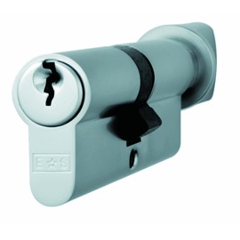 Carlisle Brass CYA71370SC Architectural Euro Cylinder & Turn 70mm Satin, Silver