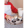 Red Rover Animal Bamboo Kid's Plates Set of 4 Multicolor