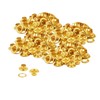 WedDecor 4mm Gold Brass Eyelets Grommets with Washers for Clothing,