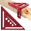 Cartlant Speed Square with 3D Multi Angle Measuring Ruler, 7