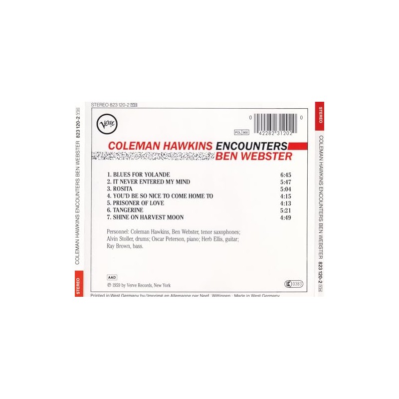 Coleman Hawkins Encounters Ben