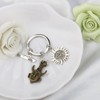 KUIYAI Winchester Brothers Pentagram Symbol Keyring TV Show Inspired Gift