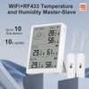 Peakloong Tuya WiFi Weather Station Digital Forecast Screen with8 WiFi+RF433