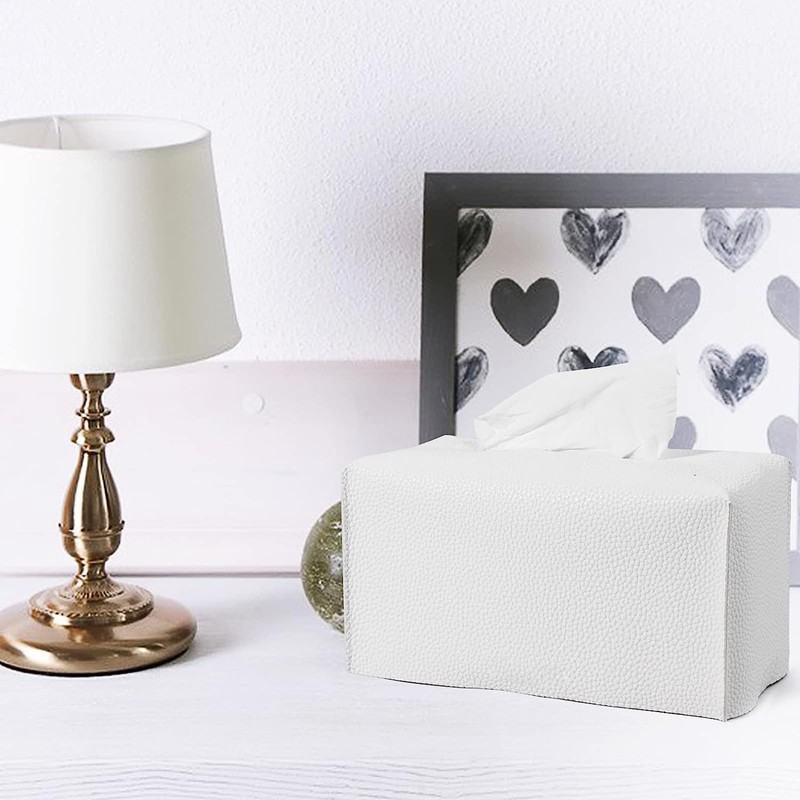 Purchase Rectangular Tissue Box Cover, Pu Leather Rectangle Tissue Box
