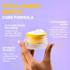 SVR Biotic COLLAGEN Crema Regeneradora Recargable para Signos de la Edad con Colágeno, 50 ml